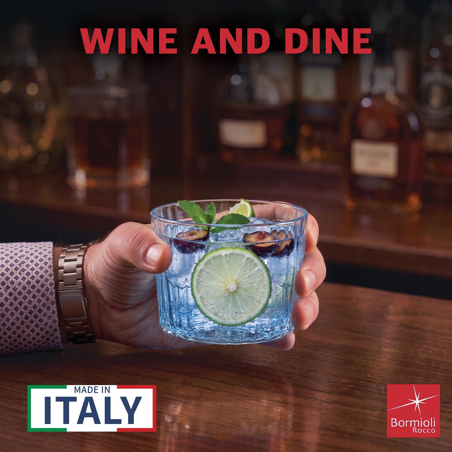 Amazon.com: Bormioli Rocco Exclusiva Rum Glasses, Set of 12-7.25